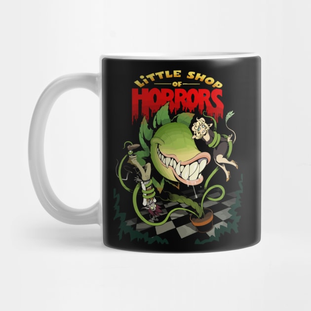 Little shop of Horrors - Cartoon design by TheAnchovyman